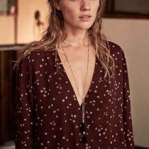 Sézane “Ella” Wrap Blouse